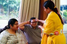 बन्ना गुप्ता–सुधा गुप्ता ने मनाया रक्षाबंधन, बहनों ने बांधी राखी