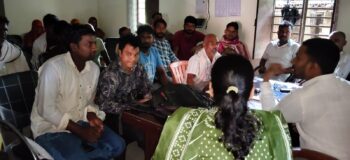 पंचायत भवन में ग्राम सभा के द्वारा योजना पारित।