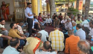 टंडवा बाजार टांड़ में धूमधाम से मनेगी दुर्गा पूजा, रुदेश नायक बने अध्यक्ष