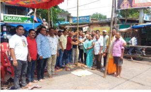 दुर्गा पूजा का भूमि पूजन संपन्न