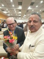 झारखंड उच्च न्यायालय के तीनों नवनियुक्त न्यायाधीश न्यायमूर्ति मनोज प्रसाद,श्री राम शर्मा और अखिल कुमार को राजेश शुक्ल ने बधाई दी