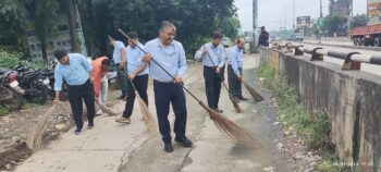 आईडीटीआर में स्वच्छता अभियान के साथ पौधारोपण