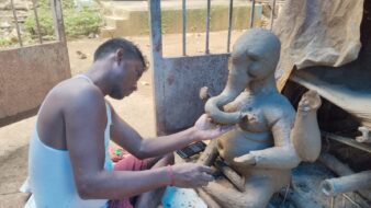 गणेश प्रतिमा कारीगरों की चिंता