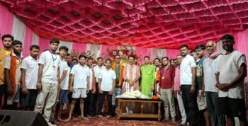 गणेश पूजा के अवसर पर छ: दिवसीय मेला का उद्घाटन तेघड़ा विधायक रजनीश कुमार ने किया गणेश पूजा के अवसर पर छ: दिवसीय मेला