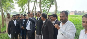बखरी सिविल कोर्ट पहुंचे निरीक्षी न्यायमूर्ति अजीत कुमार, प्रस्तावित कोर्ट की जमीन का भी किया निरीक्षण अजीत कुमार