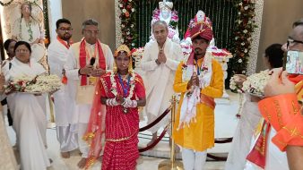 ब्रह्मलोक धाम में भगवान ब्रह्मानंद जी का 98वां जन्मोत्सव: 50 जोड़ों का सामूहिक विवाह संपन्न भगवान ब्रह्मानंद जी का 98वां जन्मोत्सव