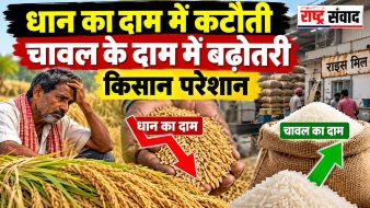 धान सस्ता, चावल महंगा: किसान परेशान, मिल मालिकों पर मनमानी का आरोप