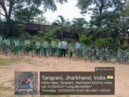 साइकिल से आसान हुई राह, टांगराईन के 26 विद्यार्थियों को मिली सौगात