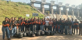 डिमना झील में स्वच्छता अभियान, 150 किलो कचरा एकत्र