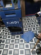 हरहरगुटु में एटीएम क्षतिग्रस्त करते युवक को पुलिस ने पकड़ा, लोहे की रॉड बरामद