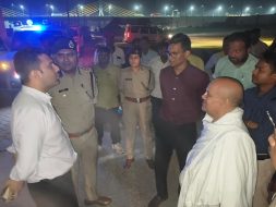 राजकीय कल्पवास मेला के सफल आयोजन को लेकर जिला प्रशासन ने किया निरीक्षण।